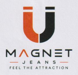 MAGNET JEANS (and logo) trademark logo
