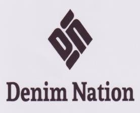DN DENIM NATION (and logo) trademark logo