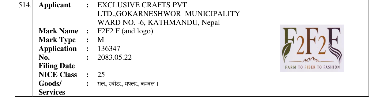 Original bulletin entry for F2F2 F (and logo)