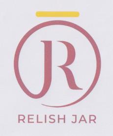 R RELISH JAR (and logo) trademark logo