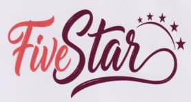 FIVE STAR (and logo) trademark logo