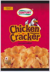 CENTURY CHICKEN CRACKER (and logo) trademark logo