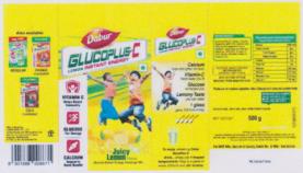 DABUR GLUCOPLUS-C (and logo) trademark logo