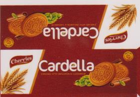 CHERRIES CARDELLA (and logo) trademark logo