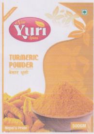 NEW YU RI SPICES (and logo) trademark logo