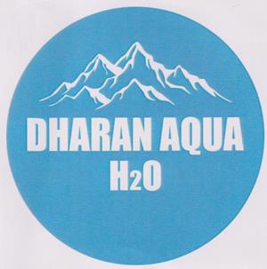 DHARAN AQUA H2O (and logo) trademark logo