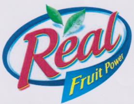 REAL FRUIT POWER (and logo) trademark logo