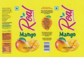 REAL FRUIT POWER MANGO (and logo) trademark logo