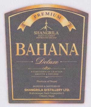 BAHANA DELUXE (and logo) trademark logo