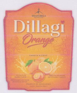 DILLAGI ORANGE (and logo) trademark logo