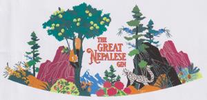 THE GREAT NEPALESE GIN (and logo) trademark logo