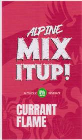 ALPINE MIX IT UP! CURRANT FLAME (and logo) trademark logo