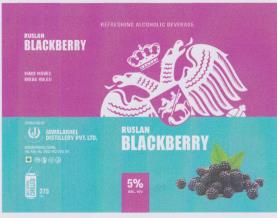 RUSLAN BLACKBERRY (and logo) trademark logo