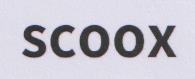 SCOOX (and logo) trademark logo