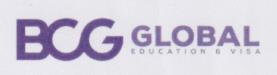 BCG GLOBAL (and logo) trademark logo