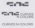 CURVES N COLORS (and logo) trademark logo