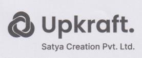 UPKRAFT. (and logo) trademark logo