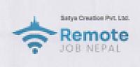REMOTE JOB NEPAL (and logo) trademark logo