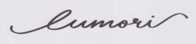 LUMORI (and logo) trademark logo