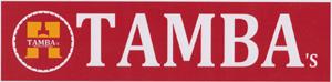 TAMBA'S (and logo) trademark logo