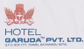 HOTEL GARUDA PVT. LTD. (and logo) trademark logo