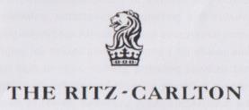 THE RITZ-CARLTON (and logo) trademark logo