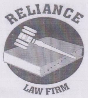 RELIANCE LAW FIRM (and logo) trademark logo