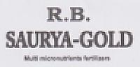 R.B. SAURYA-GOLD MULTI MICRONUTRIENTS FERTILIZERS (and logo) trademark logo