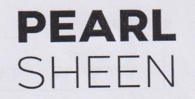 PEARL SHEEN (and logo) trademark logo