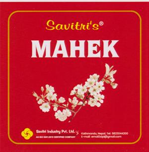 SAVITRI'S MAHEK (and logo) trademark logo