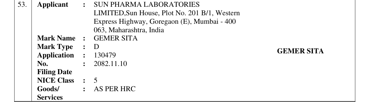 Original bulletin entry for GEMER SITA