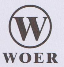 W WOER (and logo) trademark logo