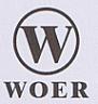 W WOER (and logo) trademark logo