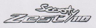 SCOOTY ZEST 110 (and logo) trademark logo