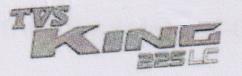 TVS KING 225LC (and logo) trademark logo