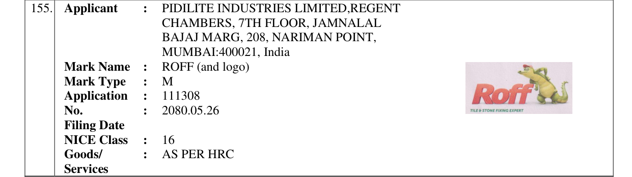Original bulletin entry for ROFF (and logo)