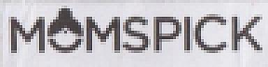 MOMSPICK (and logo) trademark logo