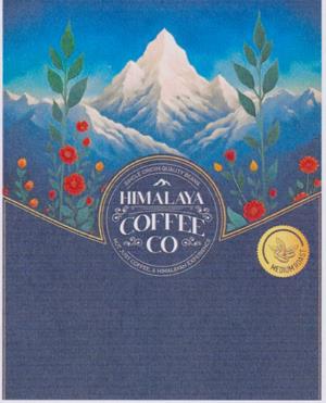 HIMALAYAN COFFEE CO. (and logo) trademark logo