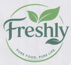 FRESHLY (and logo) trademark logo