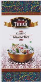 NAVI TIMUR CLASSIC MASINO RICE (and logo) trademark logo