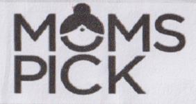MOMSPICK (and logo) trademark logo