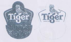 TIGER (IN SERIES) (and logo) trademark logo