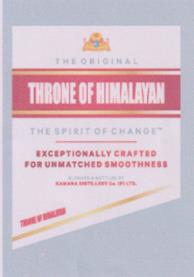THRONE OF HIMALAYAN (and logo) trademark logo