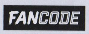 FANCODE (and logo) trademark logo