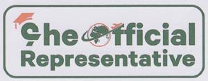 THE OFFICIAL REPRESENTATIVE (and logo) trademark logo
