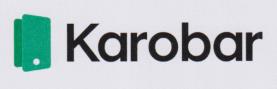 KAROBAR (and logo) trademark logo