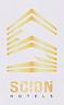 SCION HOTELS (and logo) trademark logo
