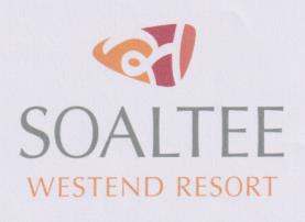 SOALTEE WESTEND RESORT (and logo) trademark logo