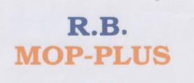 R.B. MOP-PLUS (and logo) trademark logo