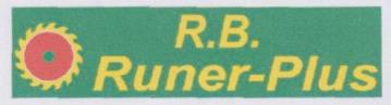 R.B. RUNNER-PLUS (and logo) trademark logo